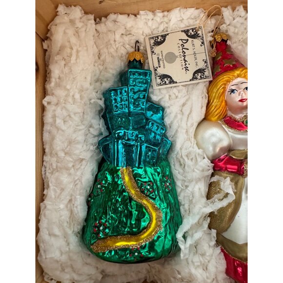 Kurt S. Adler Polonaise Wizard Of Oz Ornament Set Hand-Crafted Wooden Boxed - Picture 10 of 11